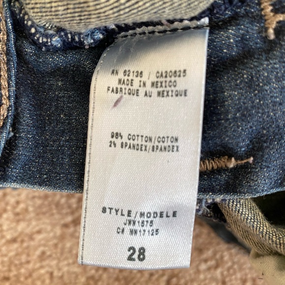 Guess Dark Wash Skinny Jeans 28 - Picture 6 of 7